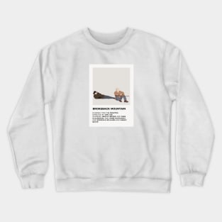 Brokeback Mountain Minimalist Poster Crewneck Sweatshirt